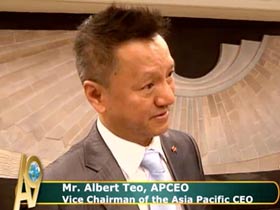 Mr. Albert Teo, APCEO Vice Chairman of the Asia Pacific CEO
