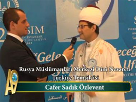 Cafer Sadık Özlevent, Rusya Müslümanları Merkezi Dini Nezareti Türkiye Temsilcisi