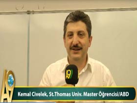 St. Thomas Üniversitesi master öğrencisi, Kemal Civelek