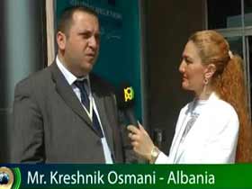 What did Mr. Kreshnik Osmani, Chairman of the Albanian Home Land Party say for A9 and Turkish Islamic Union?