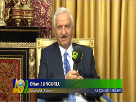  Adalet Eski Bakanı Oltan Sungurlu'nun A9 TV Hakkındaki Düşünceleri