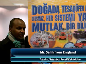 Mr. Salih, Taksim Fossil Exibition - February 2015 