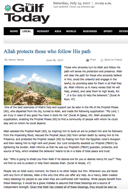 Allah protects those who follow His path