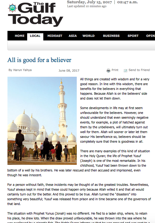 All is good for a believer