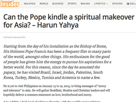 Papa Asya için yeni bir manevi uyanışı başlatabilir mi?