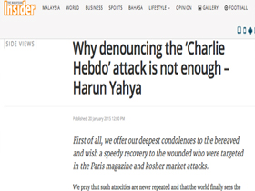 Charlie Hebdo saldırısını sadece kınamak yeterli değil