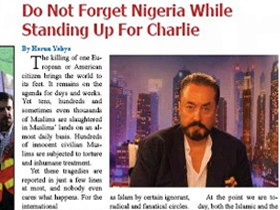 Charlie için duyarlılık gösterirken Nijerya'yı unutmayın