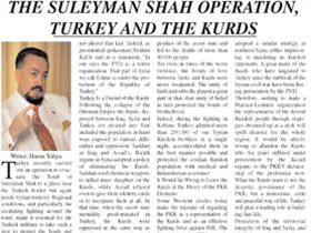 Süleyman Şah Operasyonu, Türkiye ve Kürtler