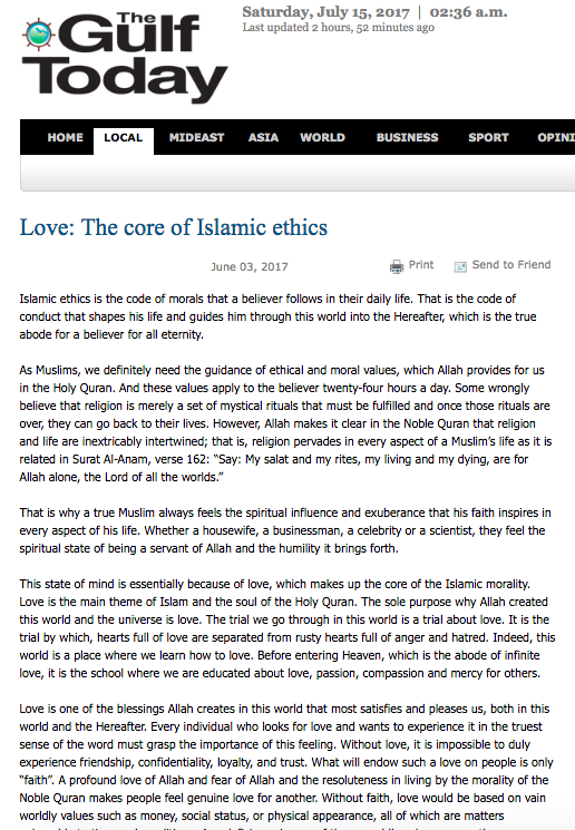 Sevgi: İslam Ahlakının Temeli 
