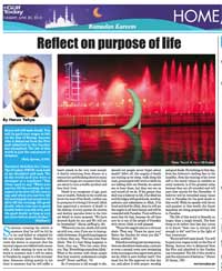 Reflect on Purpose of Life