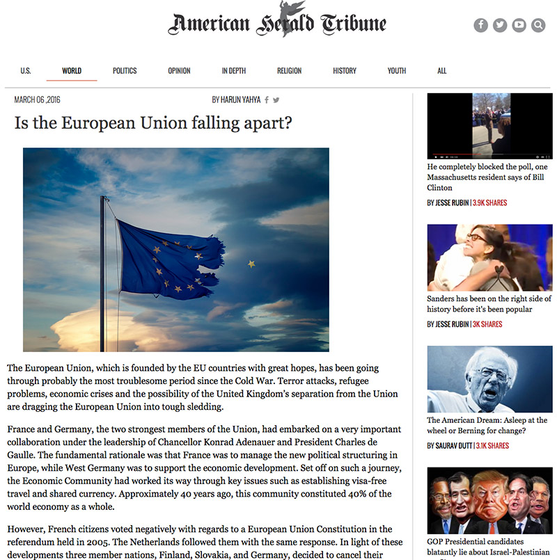 Avrupa Birliği Dağılıyor mu? 