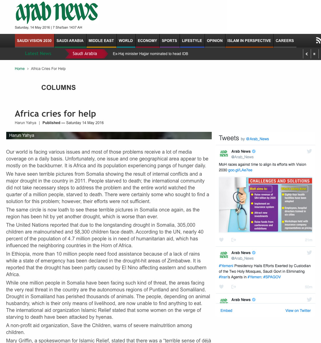 Afrika kömək üçün fəryad edir   