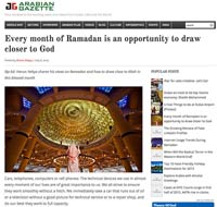 Her Ramazan ayı Allah’ı daha yakın olmak için yeni bir fırsattır