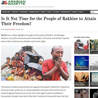 Rakhine Halkının Özgürlüklerini Kazanma Vakti Gelm