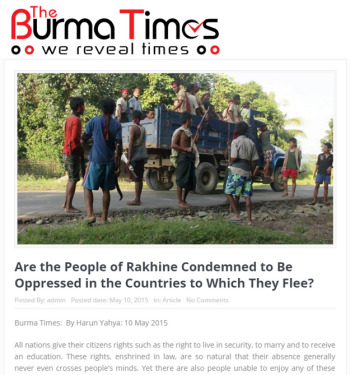 Are the People of Rakhine Condemned to Be Oppressed in the Countries to   Which They Flee?