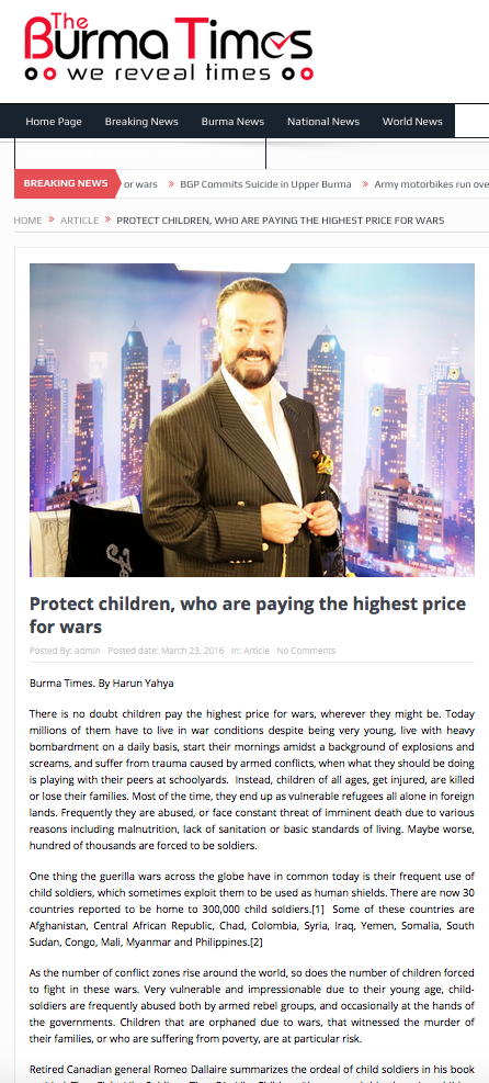 Protect children, who are paying the highest price