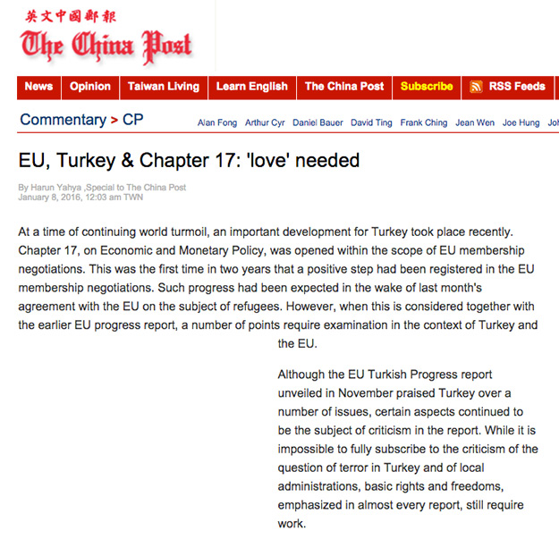 EU, Turkey & Chapter 17: 'Love' Needed