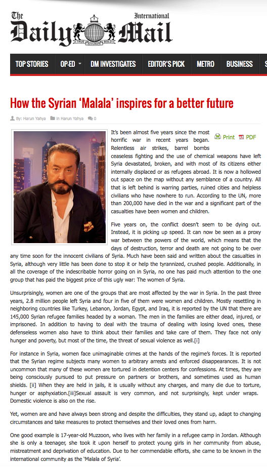 How the Syrian ‘Malala’ inspires for a better future