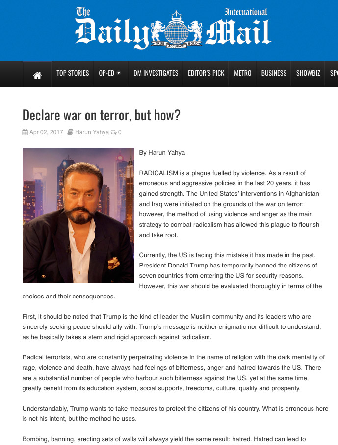Declare war on terror, but how?