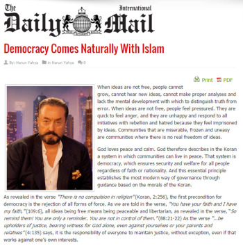 Democracy Comes Naturally With Islam