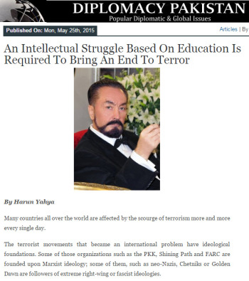 An intellectual struggle based on education is required to bring an end to terror