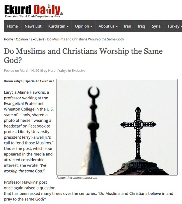 Müslümanlar ve Hıristiyanlar Aynı Allah'a Mı İnanı