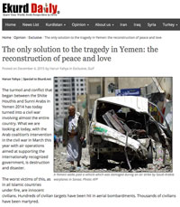 Yemen'deki felaketin tek çözümü: Toplumda barış ve sevginin yeniden tesisi