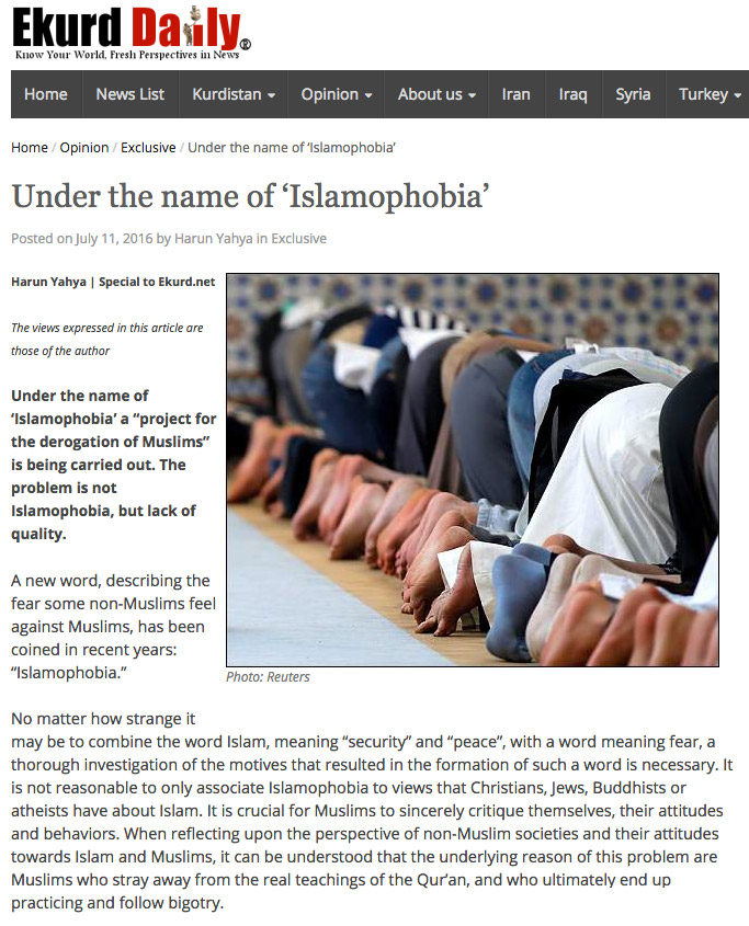 “İslamofobi” adı altında, “Müslümanları değersizleştirme projesi” yürütülüyor