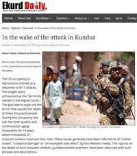 In the Wake of the Attack in Kunduz