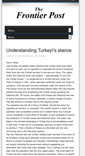Understanding Turkey's stance