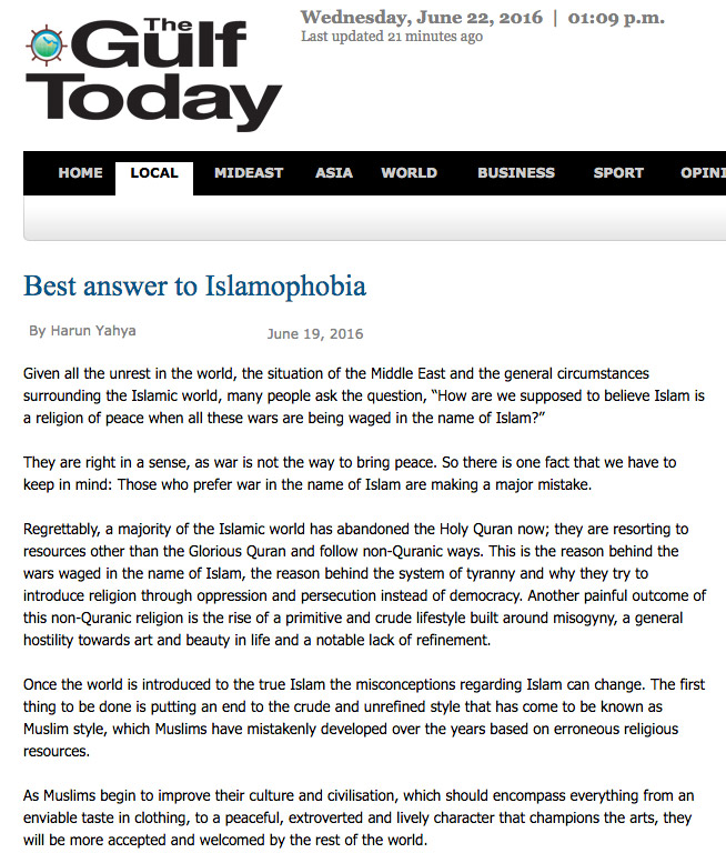 Best answer to Islamophobia