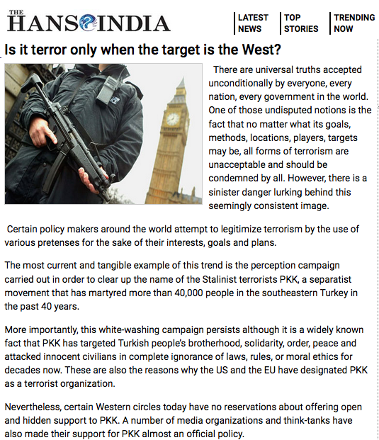 Terör Sadece Batıyı Hedef Aldığında mı Terör? 