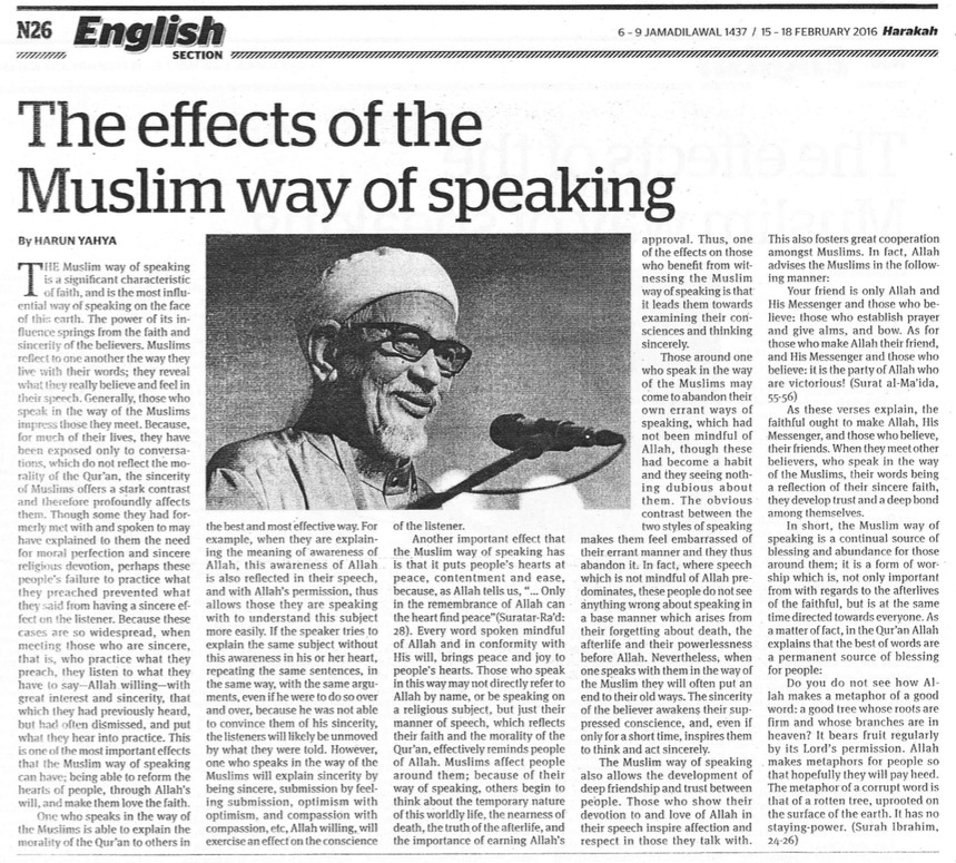 Müslümanca konuşmanın insanlar üzerindeki etkileri