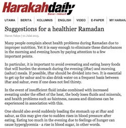 Daha Sağlıklı bir Ramazan için Tavsiyeler