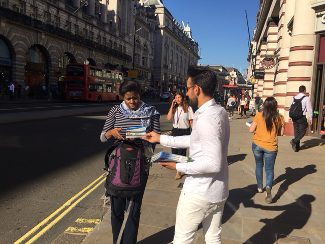 Harun Yahya books distributed in London