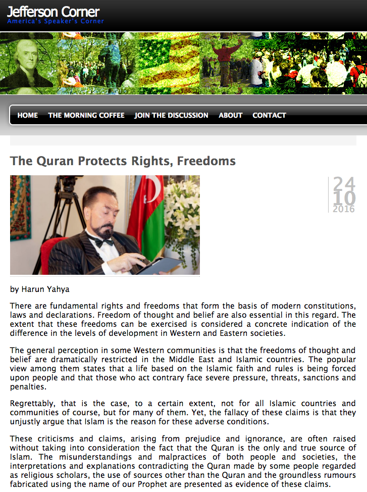 The Quran protects rights, freedoms 