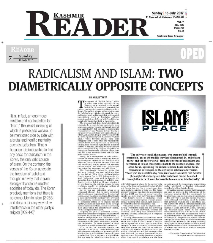 İslam Ve Radikalizm: Bütünüyle zıt kavramlar