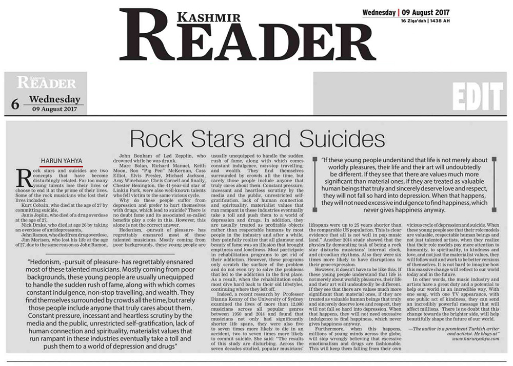 Rock Stars and Suicides