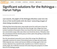 Significant solutions for the Rohingya