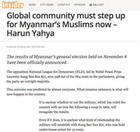 Myanmar Müslümanları için Tüm Dünya’nın Harekete G