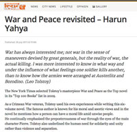 Yeni bir Perspektiften Savaş ve Barış