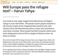 Avrupa mülteci sınavından geçecek mi?