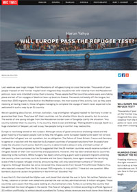 Will Europe Pass the Refugee Test?