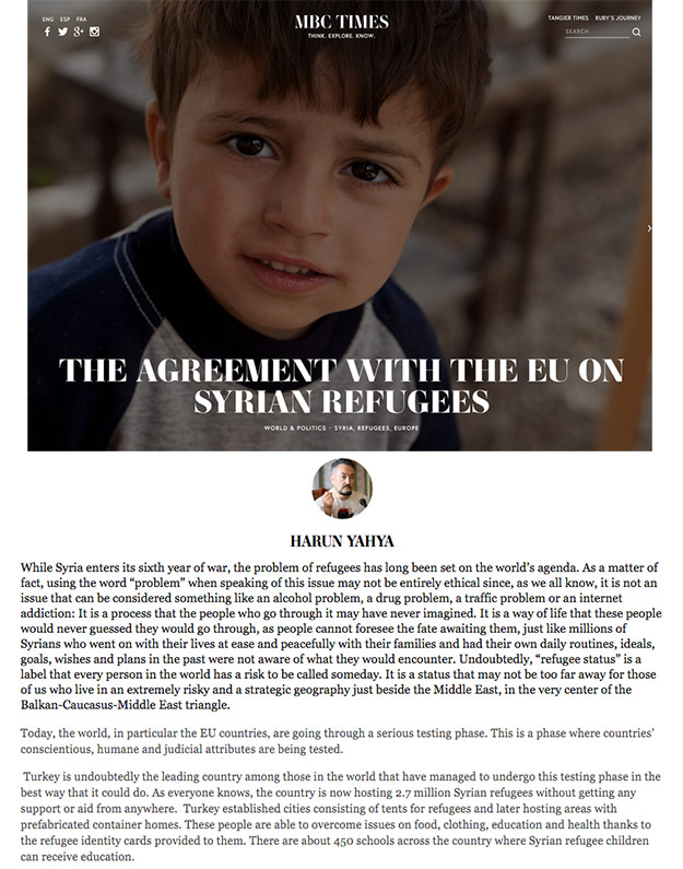 The Agreement with the EU on Syrian Refugees 