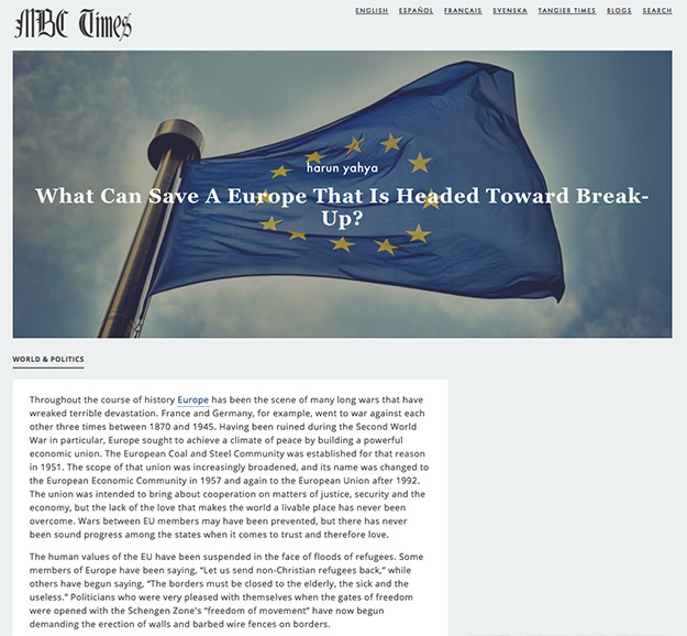 What Can Save a Europe That Is Headed toward Break-up?