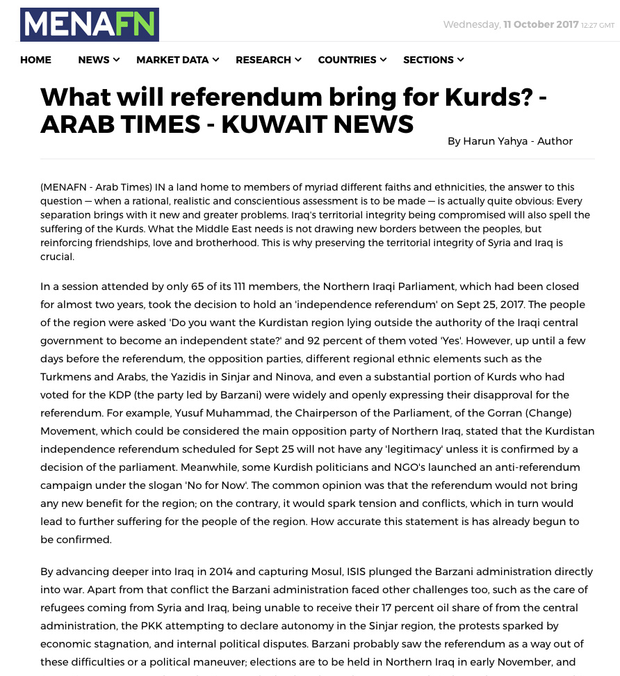 Referandum Kürtlere Ne Getirecek?