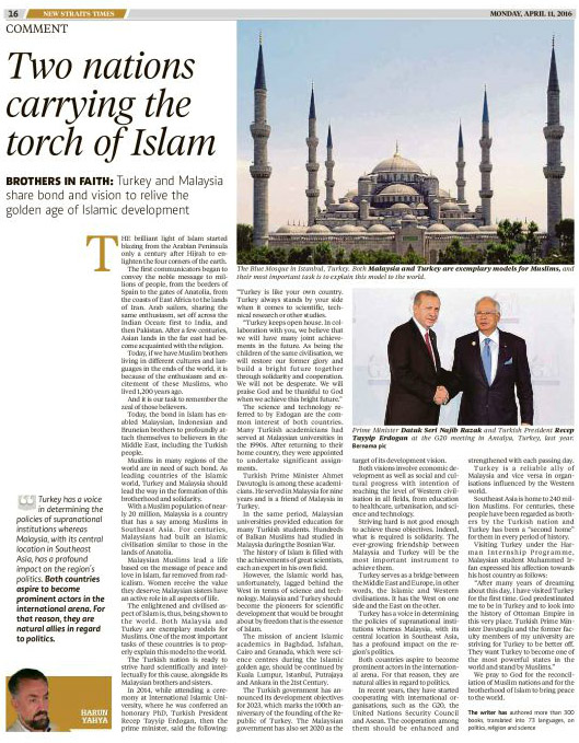 İslam meşalesini taşıyan iki millet: Malezya – Tür