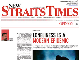 Loneliness is a modern epidemic