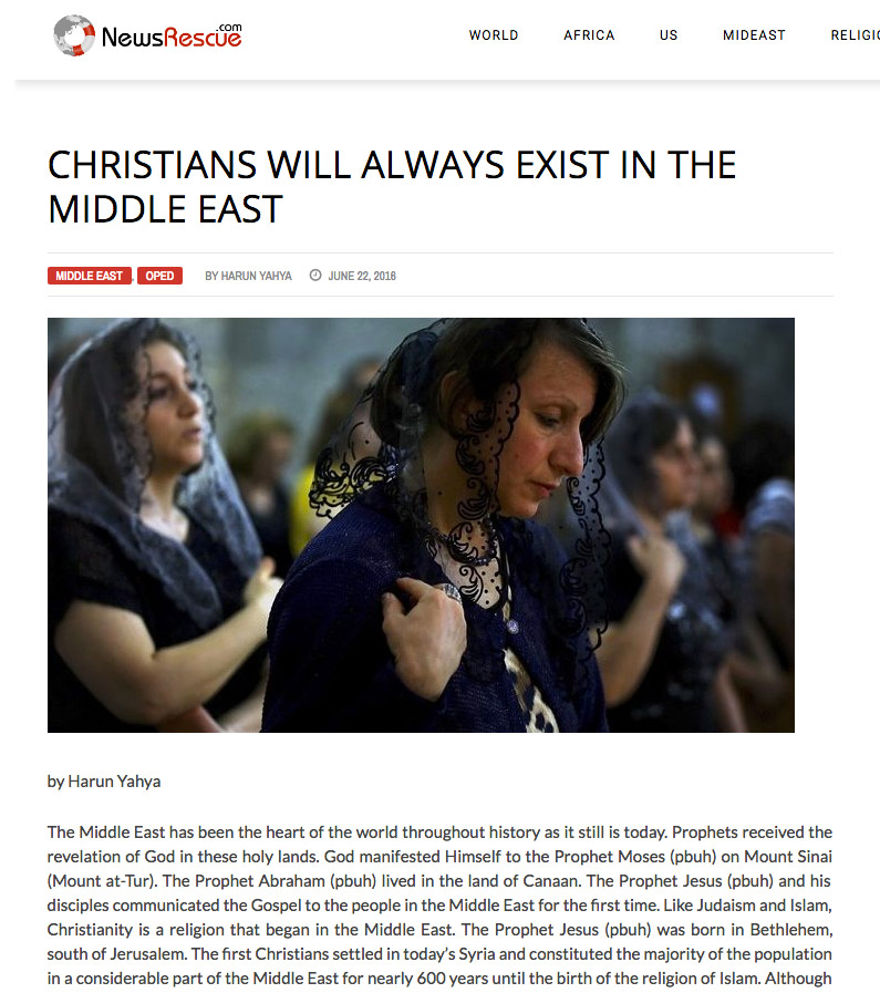 Hristiyanlar Ortadoğu’da Hep Var Olacaklar