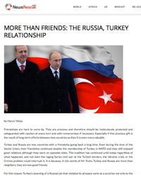 More Than Friends: The Russia, Turkey Relationship